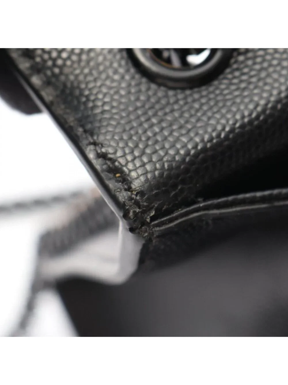 Saint Laurent Paris Shoulder Bag Kate Black Leather
